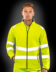 Recycled Printable Safety Softshell Jacket