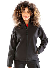 Women´s Recycled 3-Layer Printable Hooded Softshell Jacket