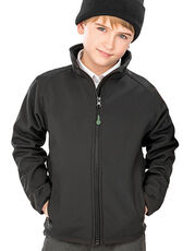 Recycled 2-Layer Printable Junior Softshell Jacket