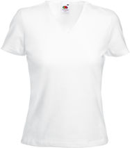 Lady-Fit V-Ausschnitt T-Shirt